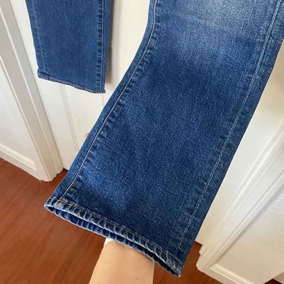 Madewell Women’s Cruiser Straight Crop Wide Leg Jeans 27 - Picture 8 of 11